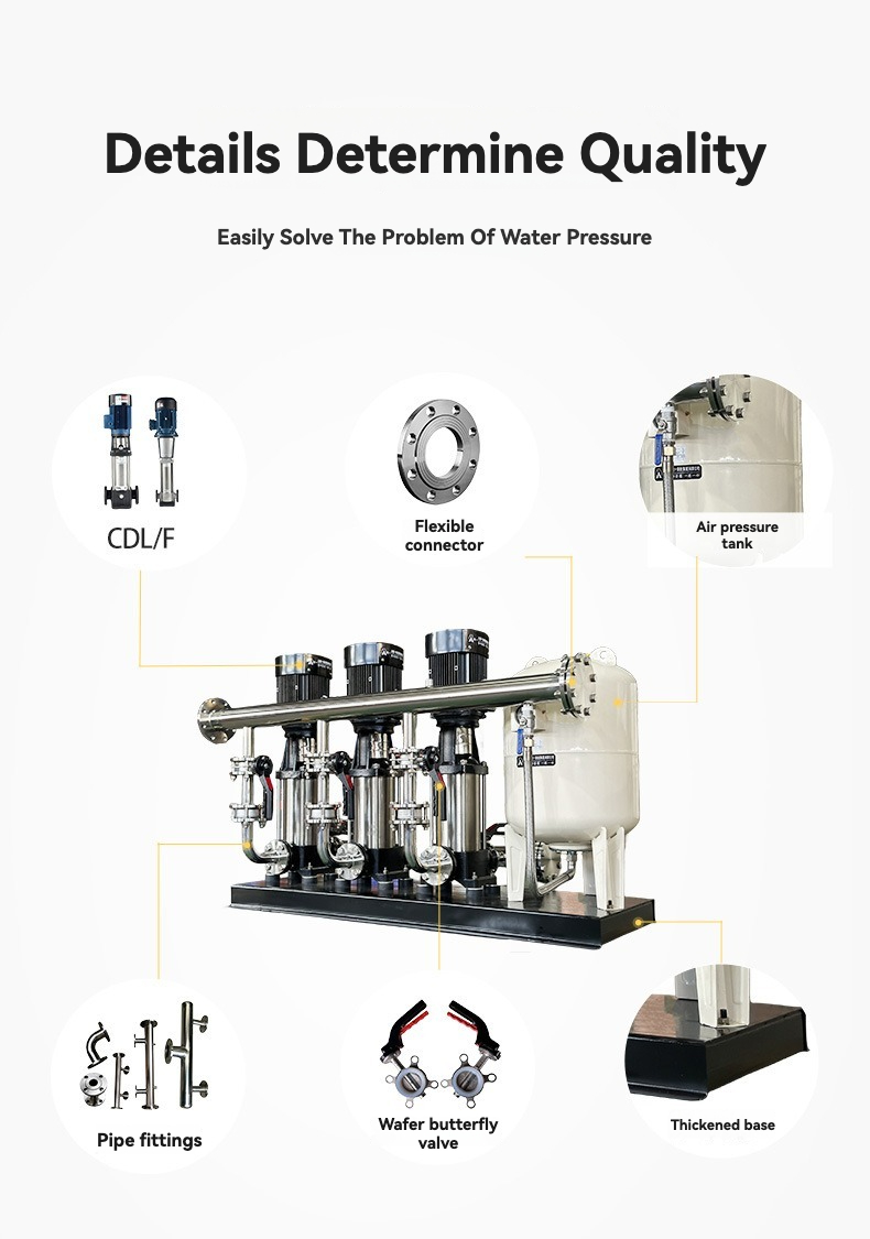 Intelligent Constant Pressure Variable Frequency Secondary Pressurized Water Supply System