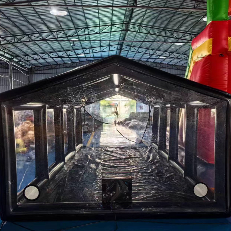 Transparent Inflatable Car Garage Capsule Tent Outdoor Inflatable Car Cover Tent