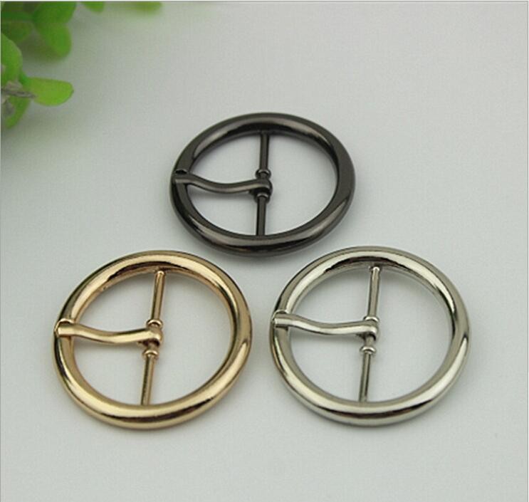 Simple Design 3 Color Garment Accessories Zinc Alloy Metal Pin Belt Buckle 31 MM For Purse