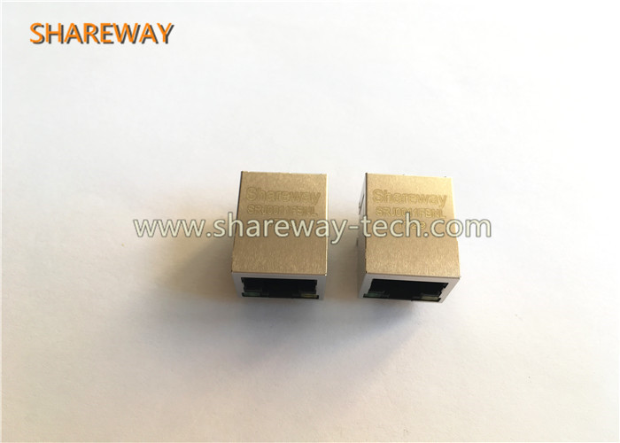 J0G-0007NL Single Port RJ45 Through Hole PCB Jack 10/100 Base-T AutoMDIX