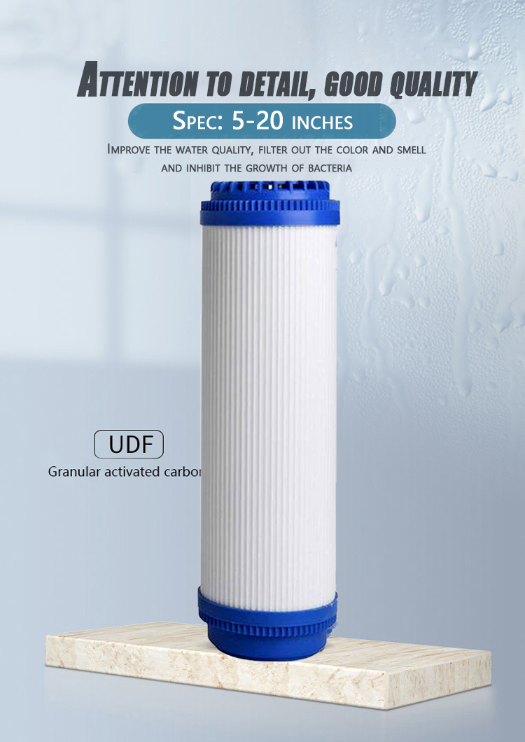 NO Private Mold Granular Activated Carbon 10 Inch Carbon Filter UDF GAC