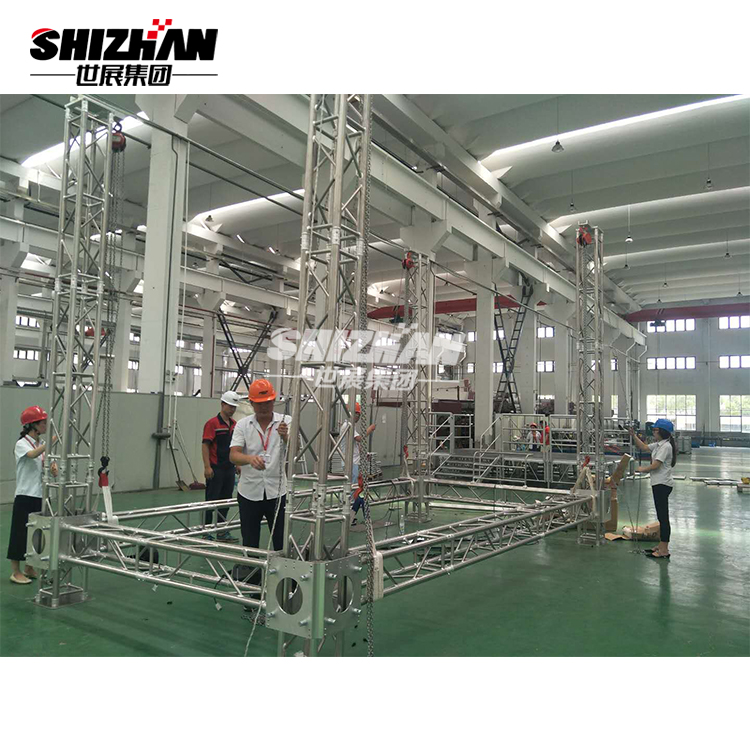 Heavy Duty Long Span Lighting Aluminum Square Truss For Big Show Event