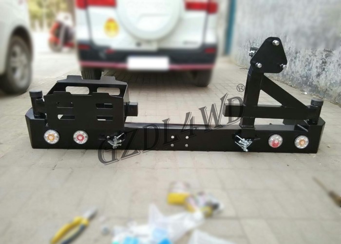 Rolled Steel 4x4 Front Bumper Bull Bar For Toyota Land Cruiser Prado 90 Series FJ90