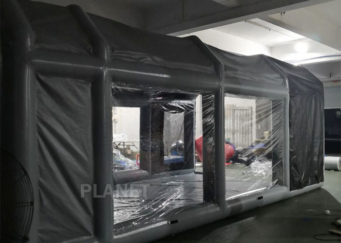Air Sealed Frame Inflatable Spray Paint Booth Tent For Car Washing