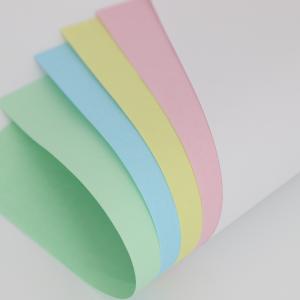 China FOCUS Carbonless Paper 100% Imported Virgin Wood Pulp Blue Pink Green Yellow Invoice on sale