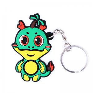 China Soft PVC Rubber Keychain 3D Logo PMS Color For Promotion Gift on sale