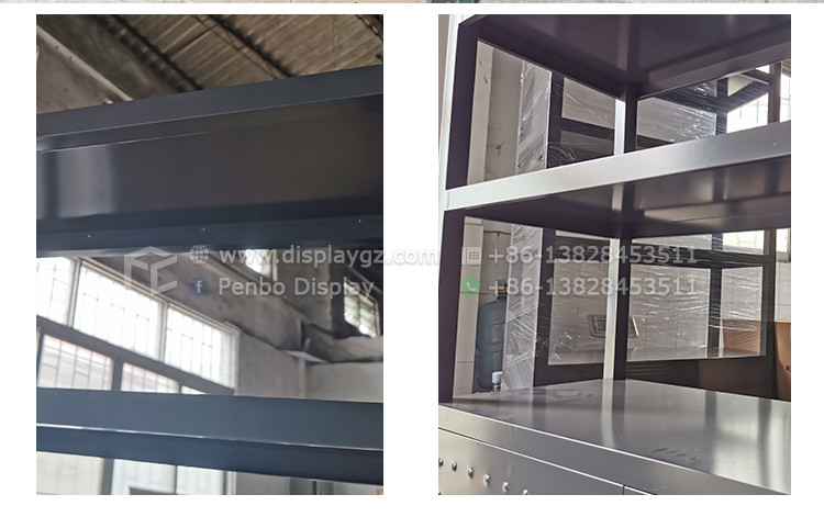 ODM Iron Metal Wine Shop Furniture Stainless Steel Electroplate