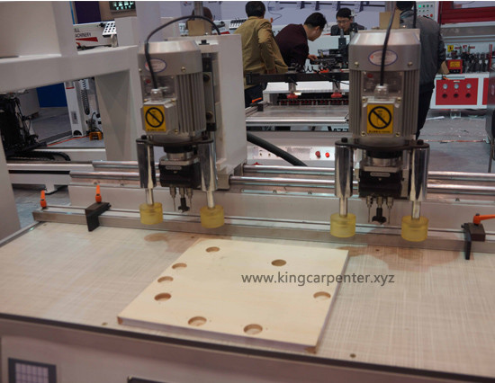 Double heads cabinet hinge drilling boring machine MZ73032
