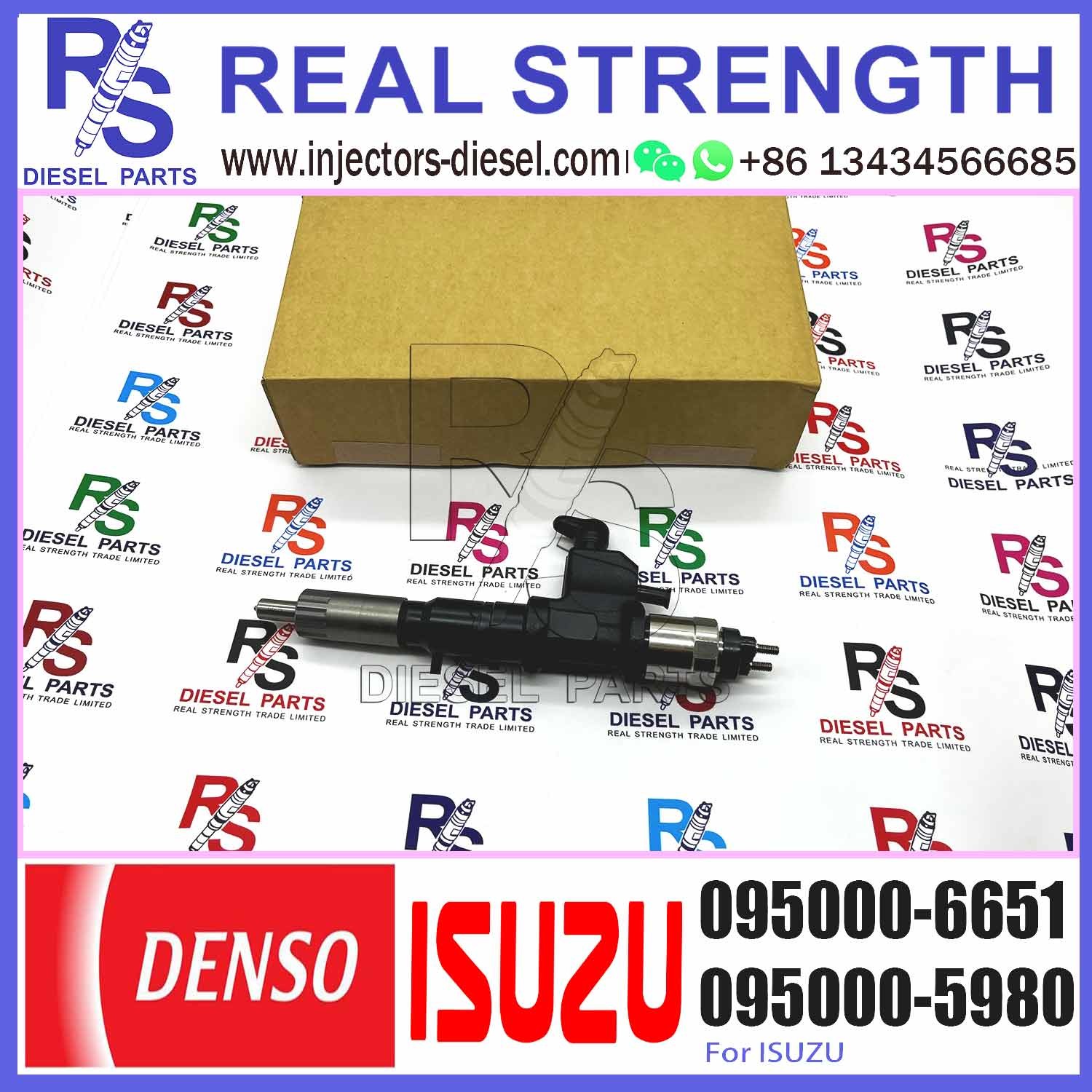 diesel fuel injector nozzle 095000-6650 095000-6651 095000-6652 095000-6653 095000-6654 8-98030550-1 injector for ISUZU