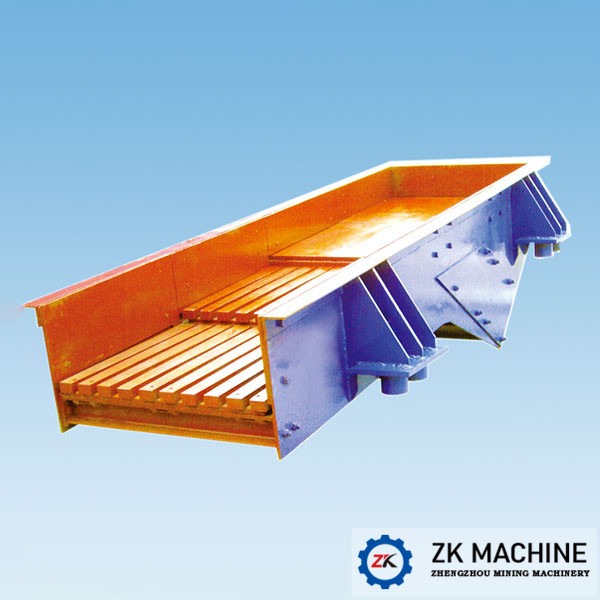 Mining Metallurgy Vibration Grizzly Feeder High Efficiency Good Wear Resistance