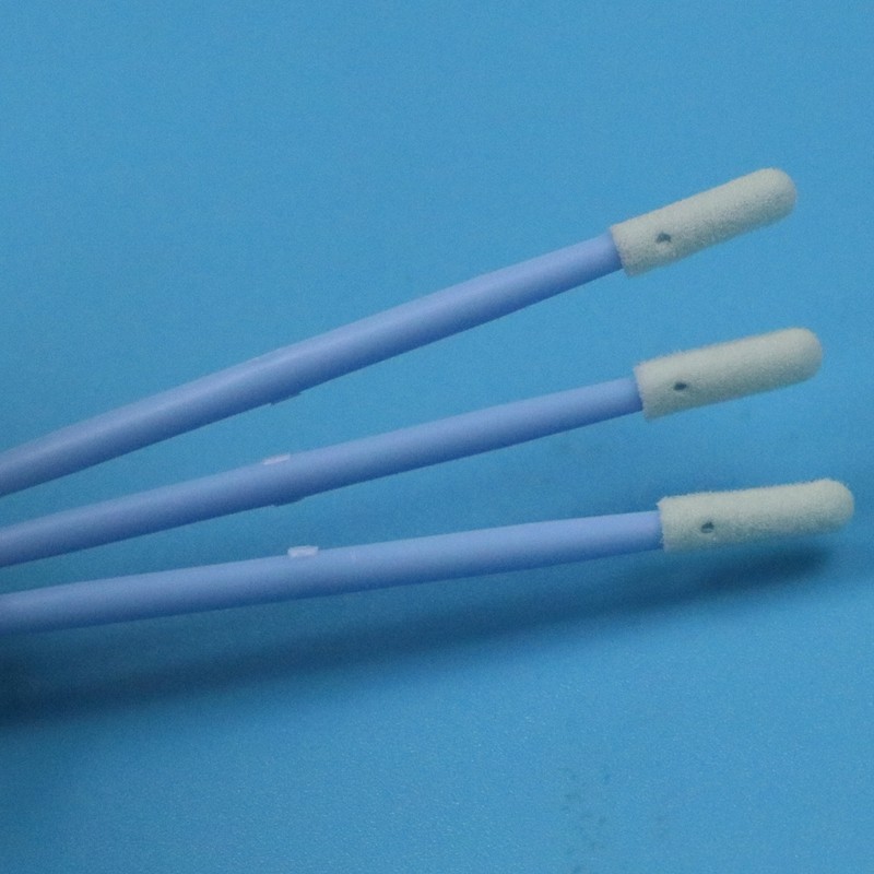 TX742 Lint Free Detailing Sponge Swab Compressed Small Foam Tip Cleanroom Swab for Factory Cleaning