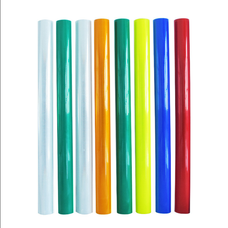 Self Adhesive Micro Prismatic Retro Reflective Vinyl For Permanent Traffic Signs