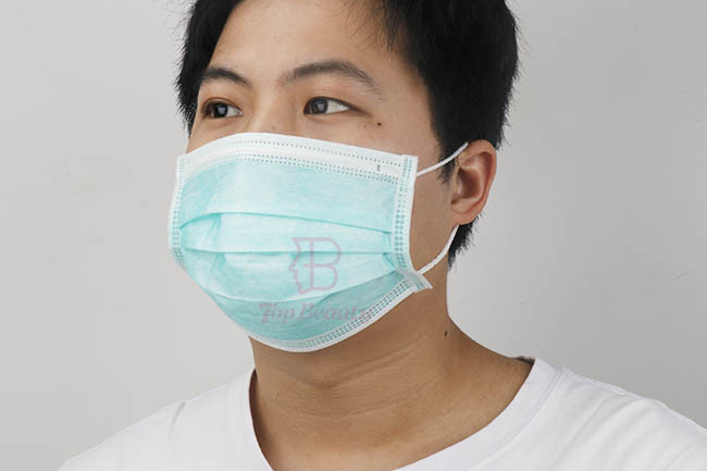 Personal Protctive Dispsoable Face Mask Non Woven Fabric Material Folding