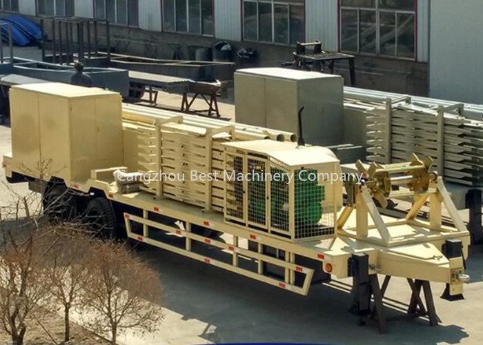 K Span Roll Forming Machine For Arch Roofs And Buildings With 7.5kw Power