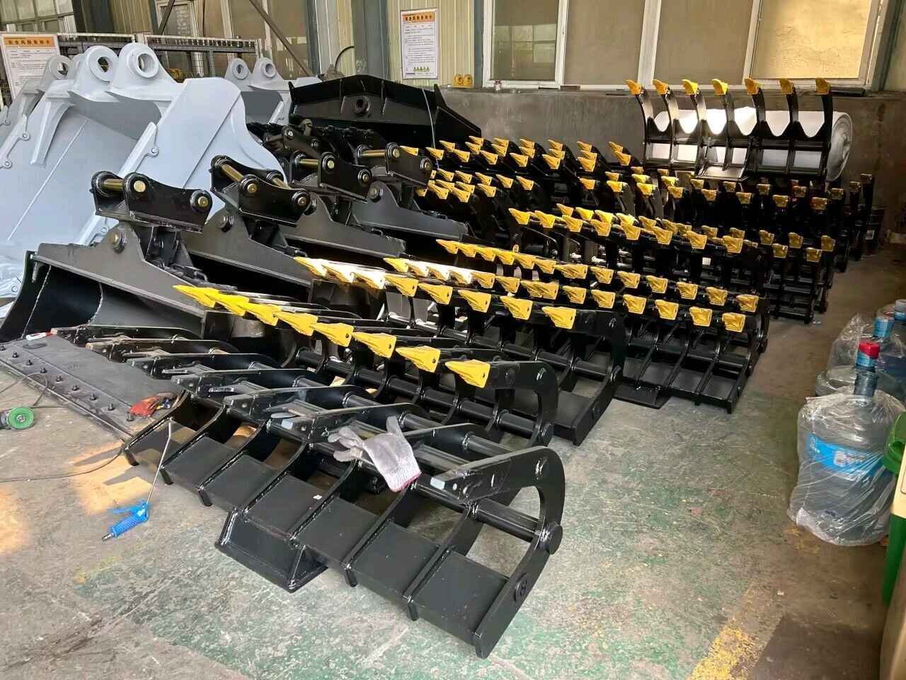 Quick Coupler Manual Root Rakes Mechanical Big Ripper Rakes For 5-35 Ton Excavator