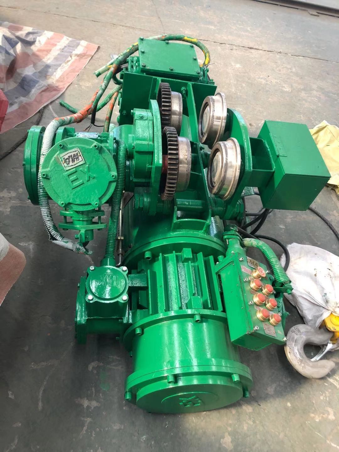 China crane8T BCD explosion proof electric hoist, hoist, wire rope electric Trigonella, dust explosion proof hoist