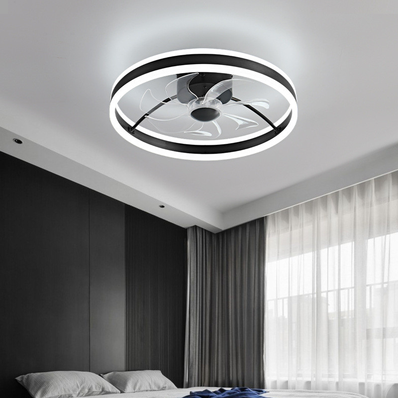 Simple Indoor Fan Light Energy Saving Decorative Ceiling Fans With Lights For Living Room