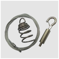 Two Legs Hanger Wire Galvanized Steel Wire Rope Slings With Soft Eye Loops For Panel Lights