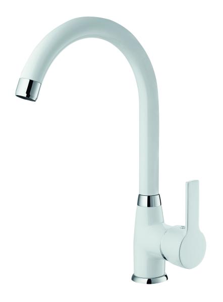 360° Swivelling High Pressure Kitchen Mixer Faucet Hot and Cold Tap Adapter 3/8