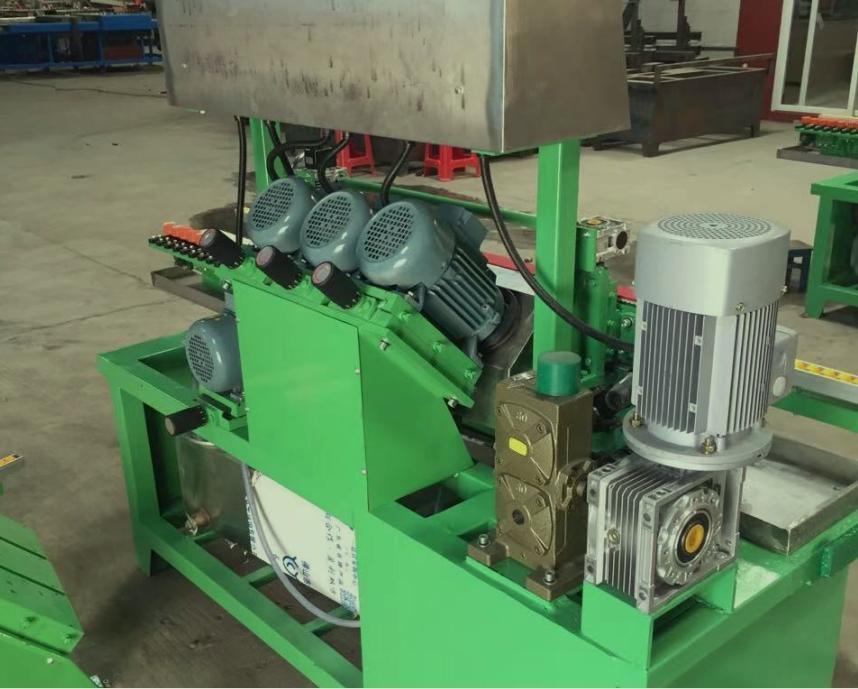 4 Motor Horizontal Automatic Glass Straight Line Miter Pencil Edging and Polishing Machine
