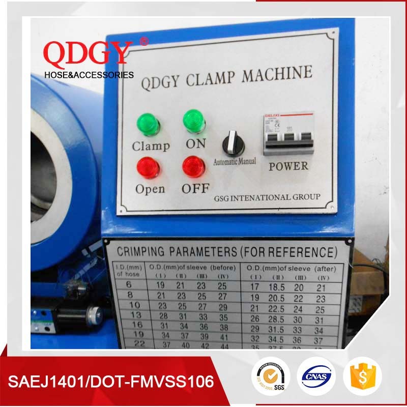 crimping die 1/8"-2" 6mm-51mm high pressure hydraulic brake hose crimping pressing machine with 12 sets free mould dies