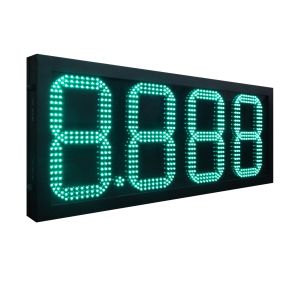 Fuel Station Pylon Sign LED Display with 110/220VAC Power Input and Other Pixel