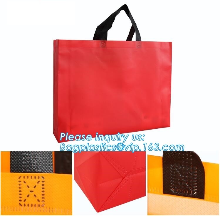 Wholesale factory custom fashion laminated non woven bag, Shopping printing fabric insulated foldable bag, custom pp non