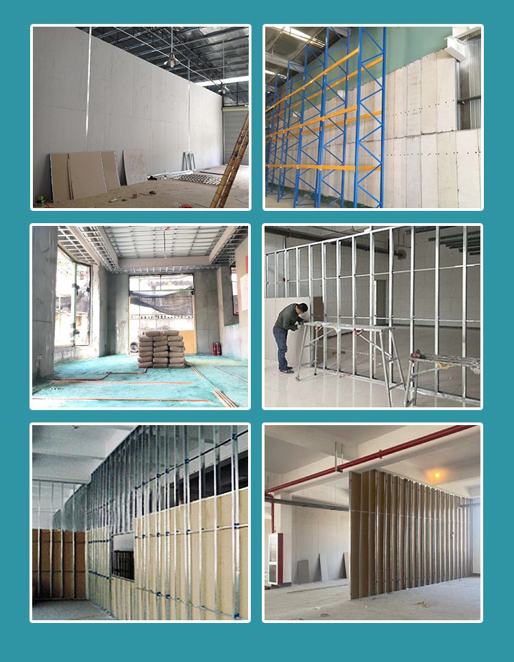 Customized Partition Wall System Light Steel Keel Fireproof For Ceiling System