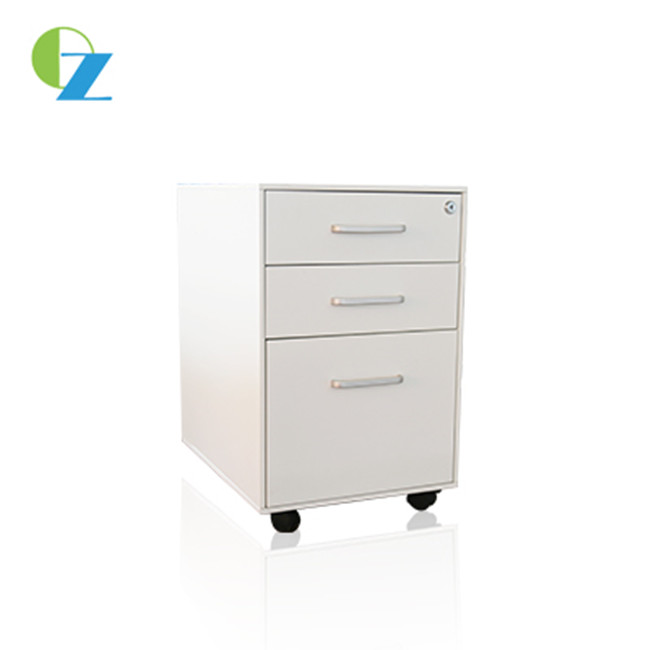 W390mm 3 Drawer Mobile Pedestal File Cabinet For Office And School Use