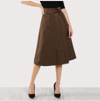 2018 Fashion Clothing Ruffle Pencil Skirts Ladies Office