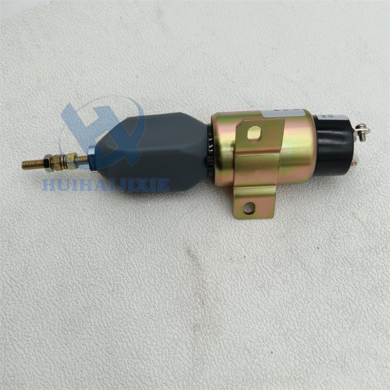 Stop Solenoid 3864274 386-4274 Fuel Shut Off Solenoid For Caterpillar E320 320B 24V
