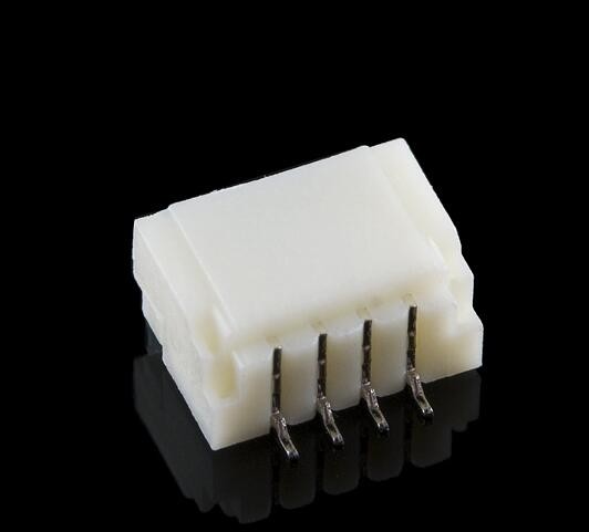 Quality 1.0 mm Pitch Horizontal 4 Pin PCB SMT Header Connector Male LCP Material for sale