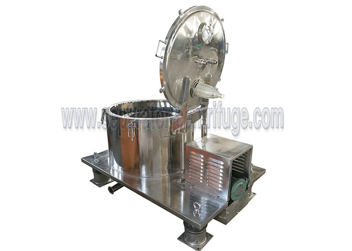 Jacketed Flooded Vertical Centrifuge For Closed Loop Alcohol Extraction System