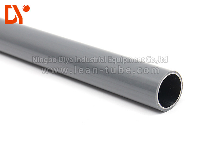 Plastic Coated Lean Tube Anti Rust Round Shape Customer Size For Decoration