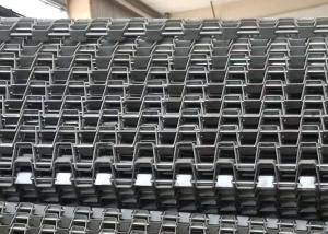  Durable Flat Wire Mesh Belt , Stainless Steel Mesh Conveyor Belt Customized Manufactures