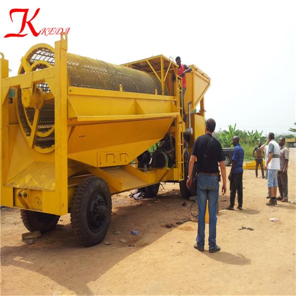 best price used automatic gold panning machine small gold trommel screen for