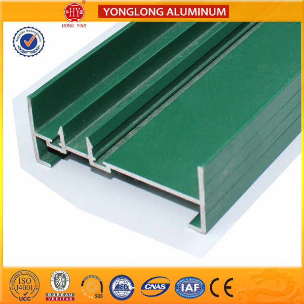Color Diversity Powder Coated Aluminium Extrusions Surface Smooth