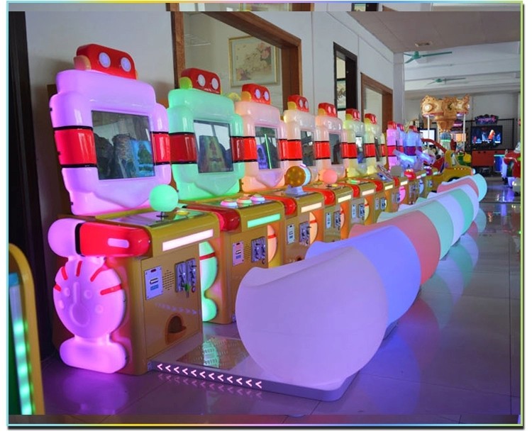 Amusement Park Kids Arcade Machine Robot Delux Simulator Racing / Shooting / Fishing Video Arcade Game Machine