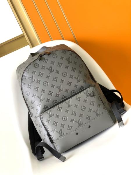 Louis Vuitton Racer Designer Brand Backpack Monogram Shadow Calf Leather for Man