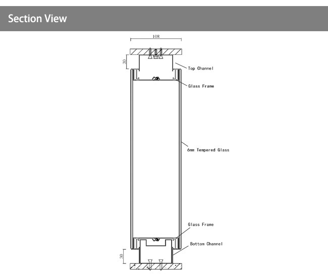Durability indoor partition wall solid glass optional material colorful customzied size glass partition