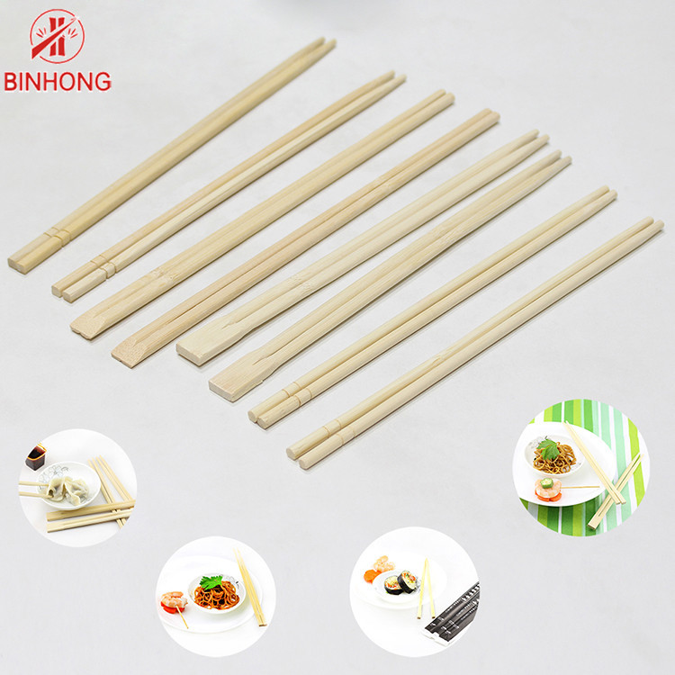 Restaurant Wooden Disposable Sushi Chopsticks Sustainable 20-23cm