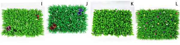 Artificial Flower Lawn Synthetic Vertical Garden Eco Friendly 1001D 1001E