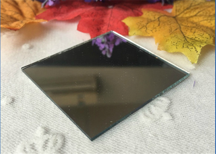 Double Coated Tinted Mirror Glass , Flat Shape Safety Mirror Sheet For Bathroom