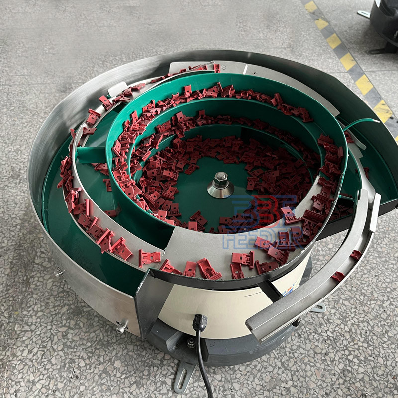 Automatic Vibratory Bowl Feeder Plastic Components Nut Vibrating Bowl Feeder