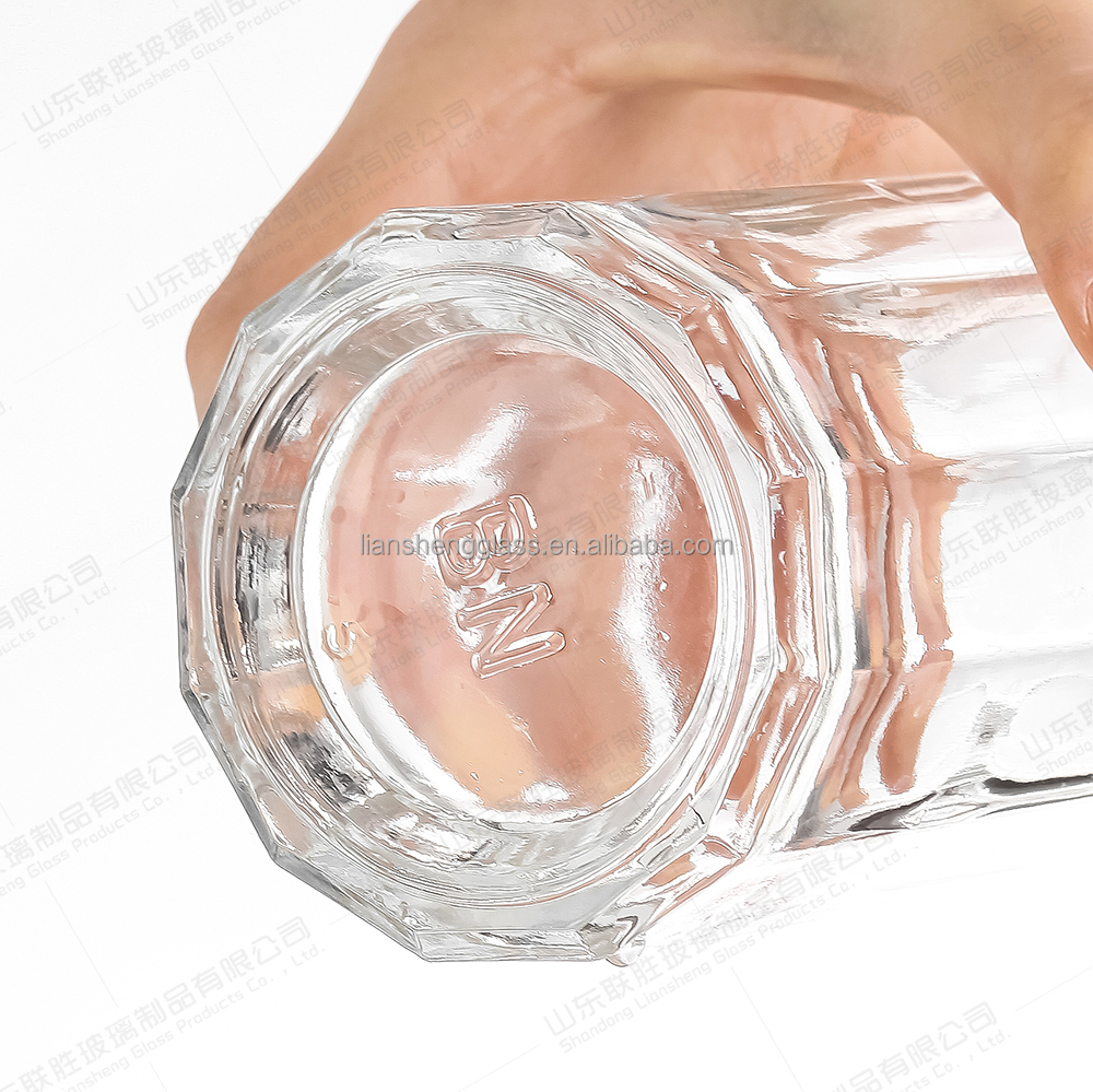 Clear Glass Wine Bottles with Hot Stamping Surface from Glass Bottle Factor