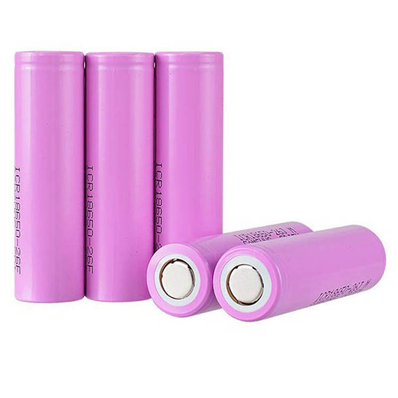 CE 2500mah 18650 Battery 3.7 V , Lithium Ion Rechargeable Battery Cell For Fan