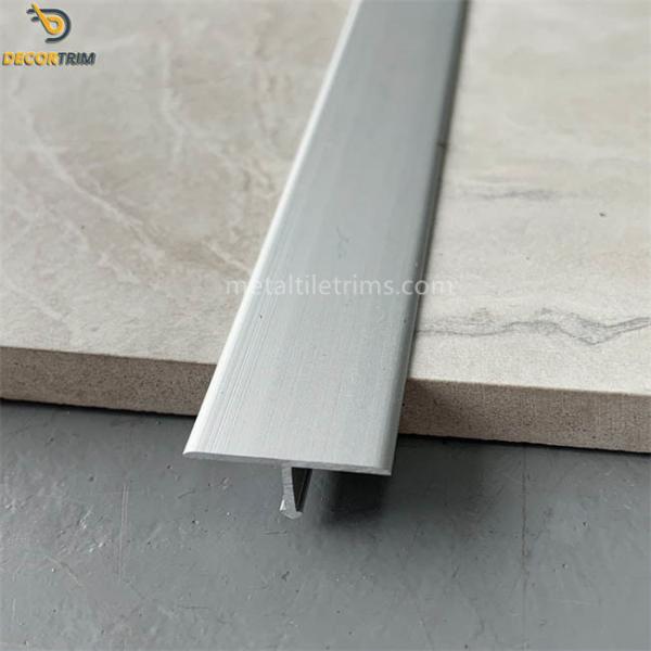 Quality Anodized Matt Silver T Shaped Transition Strip 14mm 20mm 25mm for sale