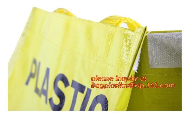 Custom Huge Luggage PP Woven Bag With Zipper Lock,PP Woven Shopping Bag,Factory customized cheap laminated pp woven shop
