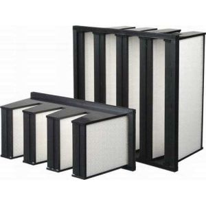 H14 SUS Frame V Cell Terminal HEPA Filter For HVAC System