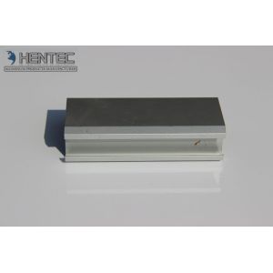 Clear / Black Extruded Aluminum Profile Anodizeing Aluminium Construction System